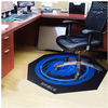 High Quality OEM Pattern Decorative Waterproof E-sport Gaming Chair Mat NR Foam Floor Protector Manufacturer