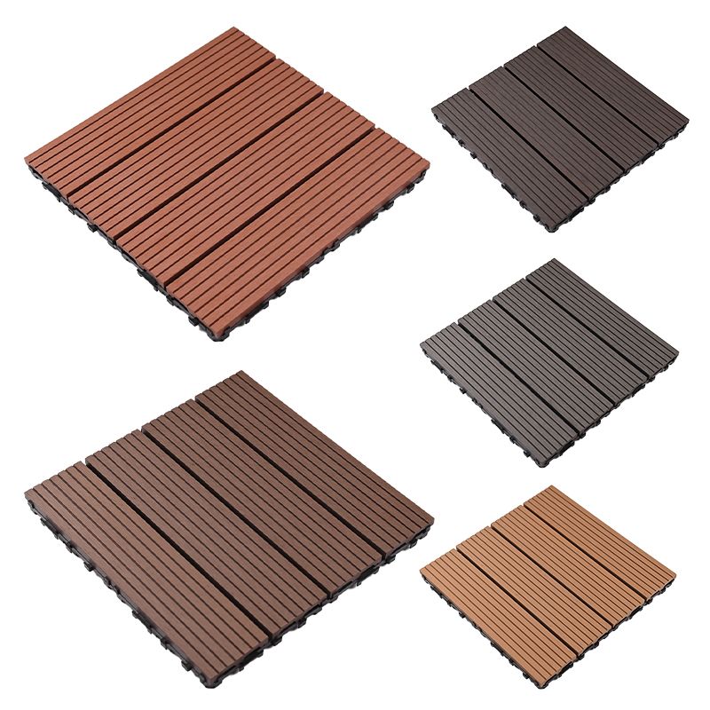 WPC WOOD PLASTIC TILE Wood Plastic Composite Patio Deck Tiles