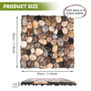 Outdoor Stone Spliced Floor Interlocking Tiles Diy Decking Piles 