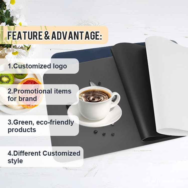 Large Size Pvc Leather Placemat Tablemat